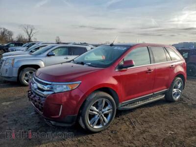 2013 Ford EDGE Limited, красный — VIN 2FMDK4KC8DBA83056, Copart