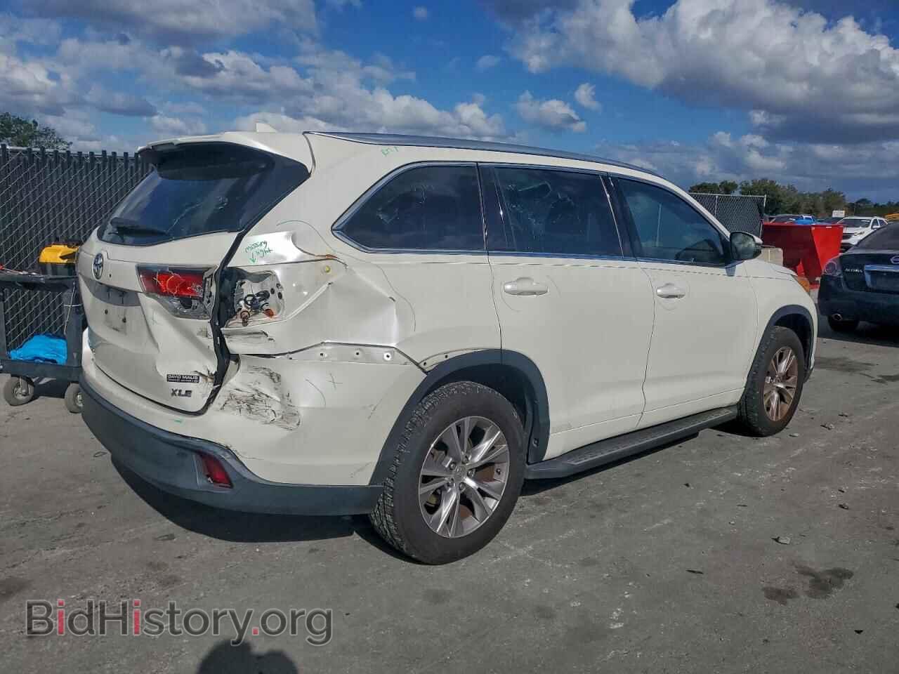2015 TOYOTA HIGHLANDER - VIN: 5TDKKRFHXFS048101 - Фото 3