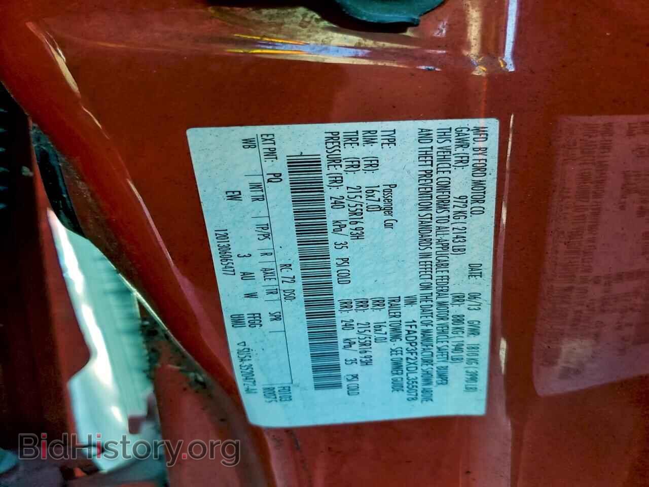 2013 FORD FOCUS - VIN: 1FADP3F2XDL355078 - Фото 12