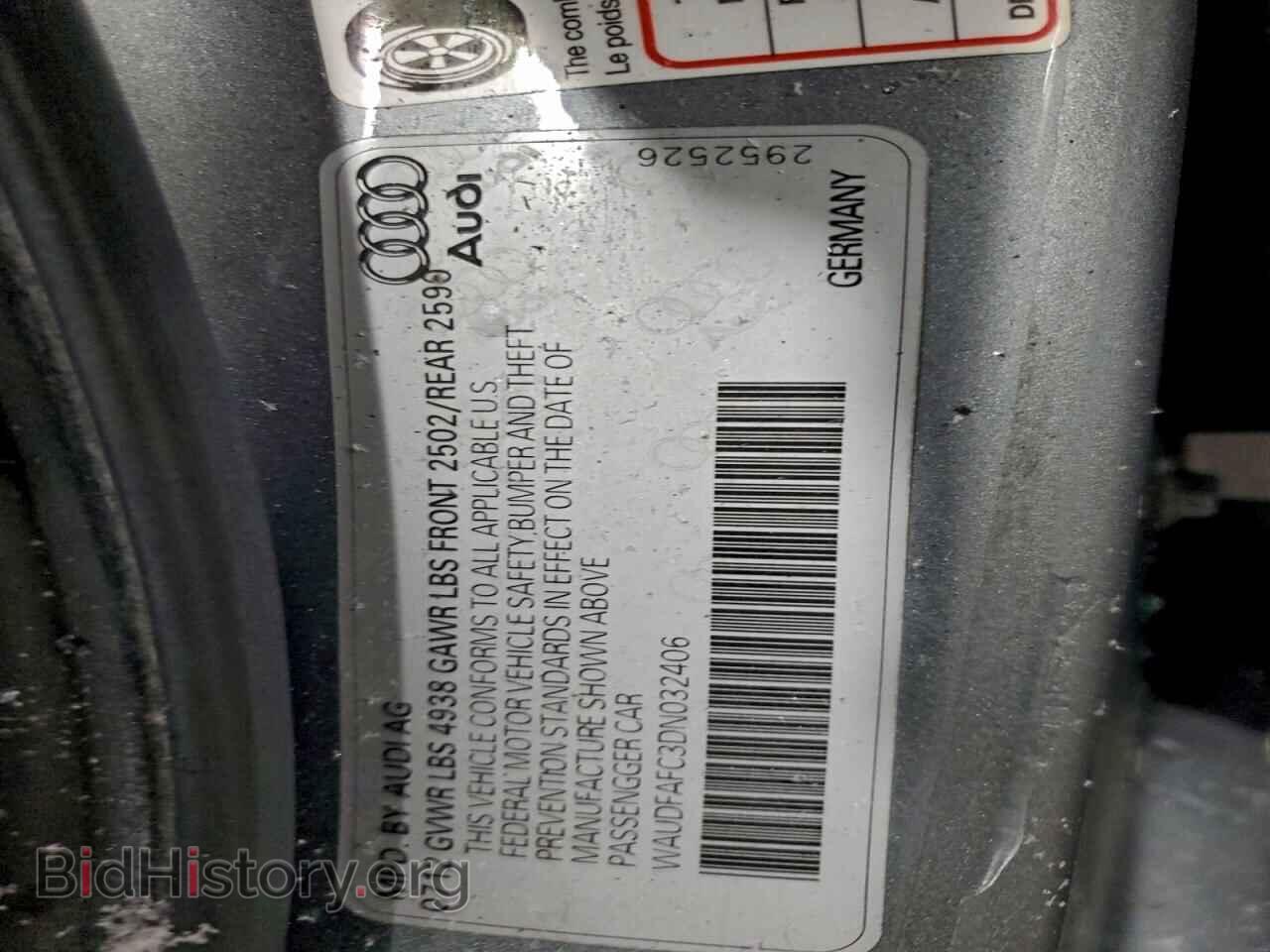 2013 AUDI A6 - VIN: WAUDFAFC3DN032406 - Photo 12