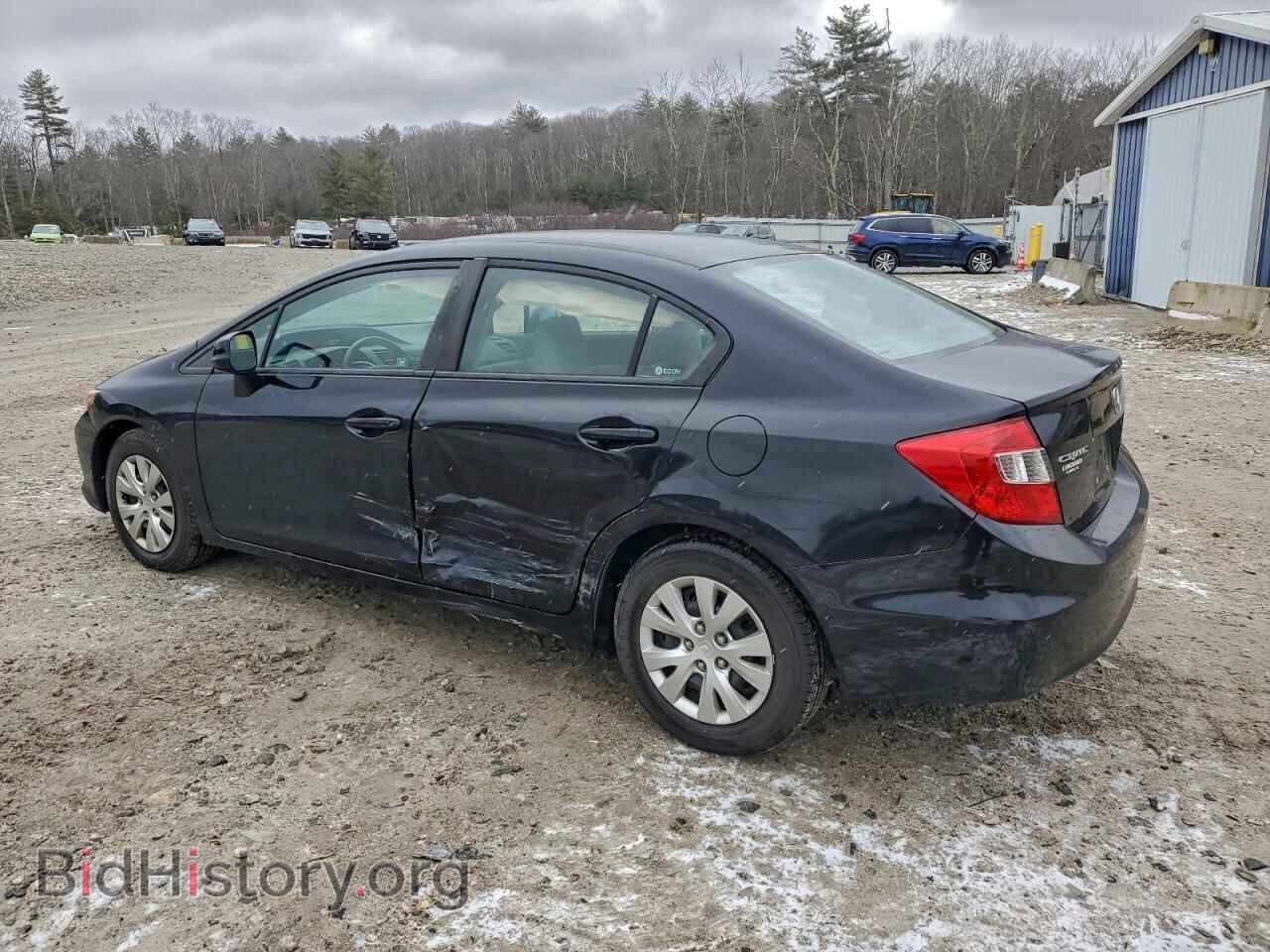 2012 HONDA CIVIC - VIN: 2HGFB2F57CH559730 - Фото 2
