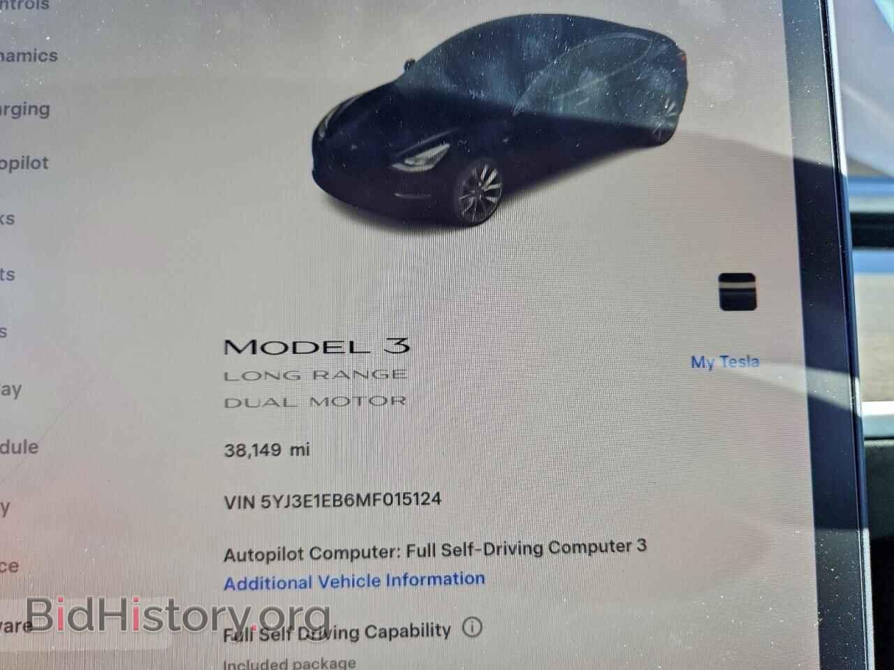 2021 TESLA MODEL 3 - VIN: 5YJ3E1EB6MF015124 - Photo 9