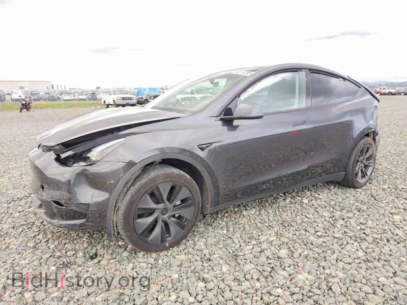 2025 Tesla MODEL Y (VIN 7SAYGDED9SF272524) — фото 1 из 14, Copart, повреждение: задняя часть