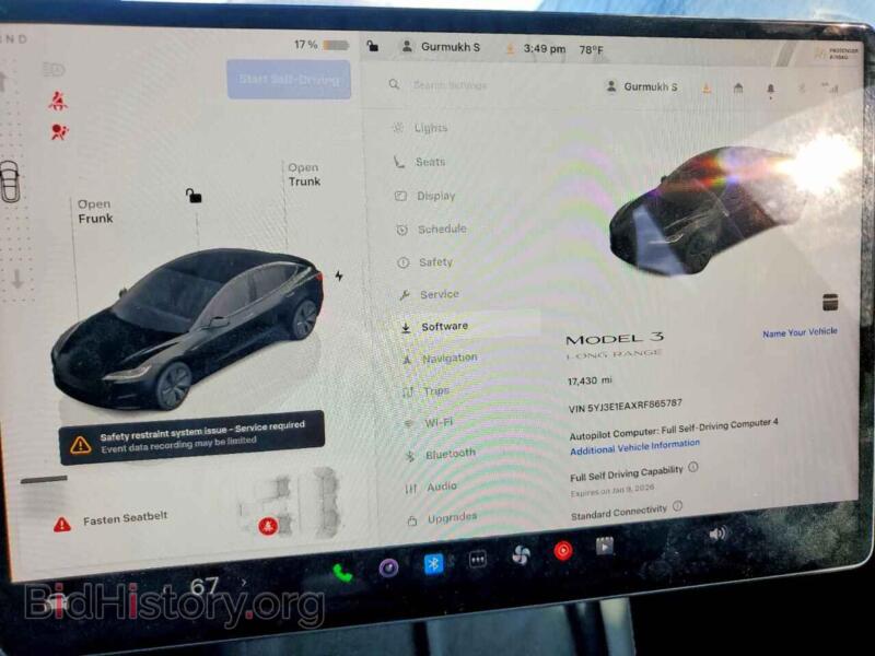 2024 Tesla MODEL 3 (VIN 5YJ3E1EAXRF865787) — photo 9 of 15