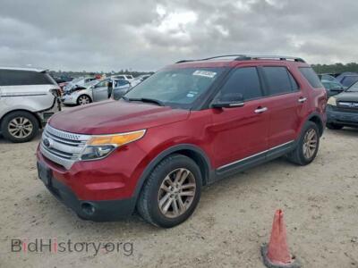 2013 Ford EXPLORER XLT, burgundy — VIN 1FM5K7D80DGB52880, Copart