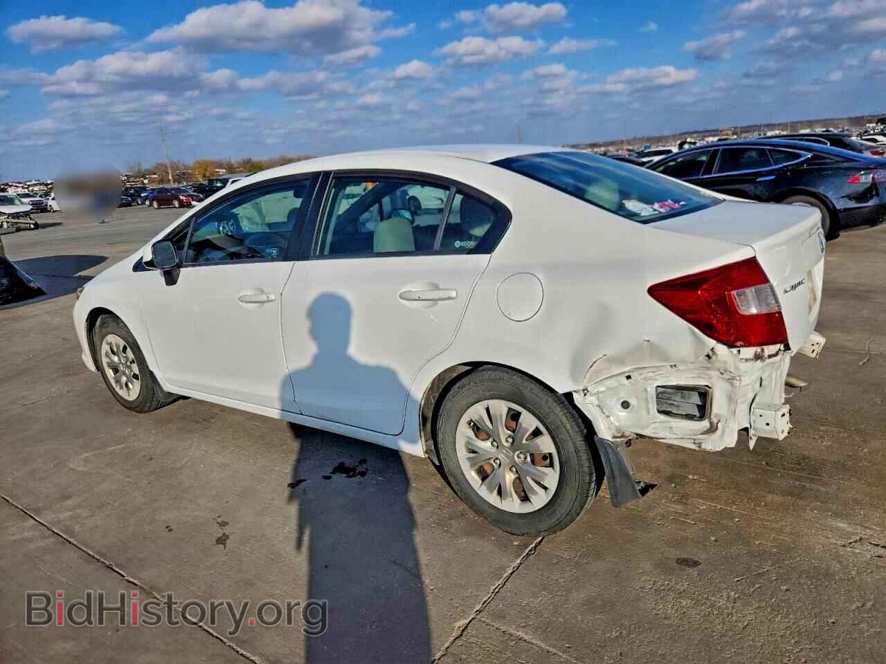 2012 HONDA CIVIC - VIN: 2HGFB2F57CH324065 - Фото 2