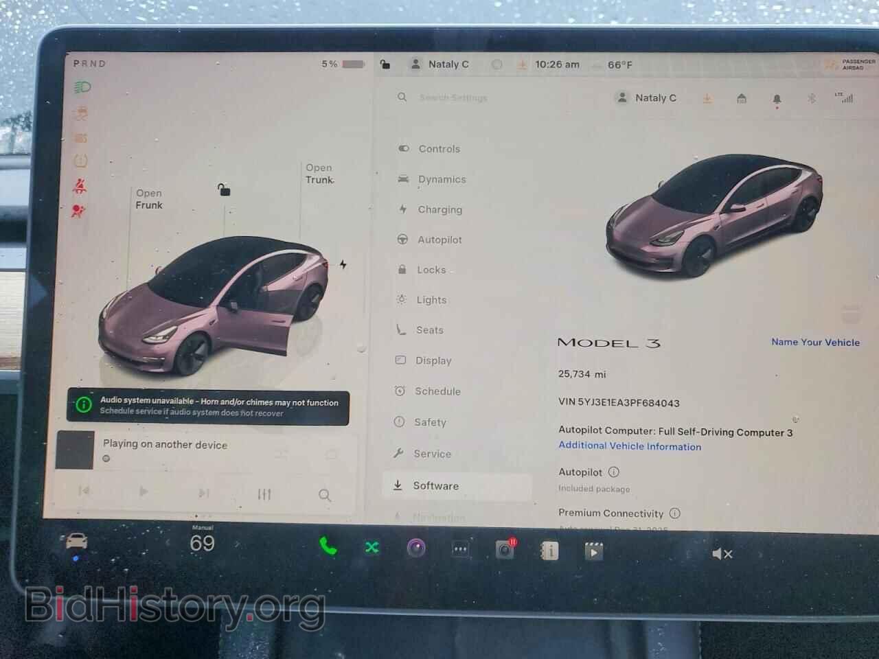 2023 TESLA MODEL 3 - VIN: 5YJ3E1EA3PF684043 - Photo 9