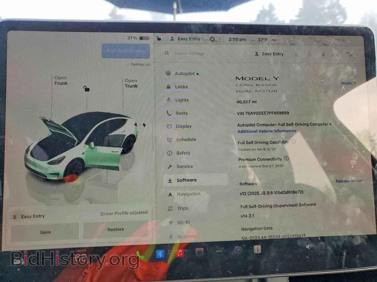 2023 TESLA MODEL Y - VIN: 7SAYGDEE7PF859899 - Photo 9