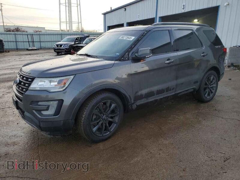 2017 Ford EXPLORER XLT (VIN 1FM5K8D88HGC30222) — photo 1 of 15, Copart, damage: side