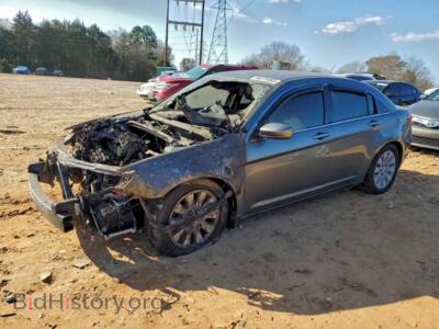 2012 Chrysler 200 LX, gray — VIN 1C3CCBABXCN138916, Copart