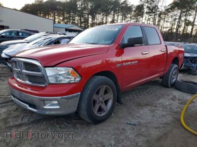 2012 Dodge RAM 1500 SLT, red — VIN 1C6RD6LT3CS297964, Copart