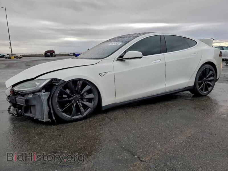 2013 Tesla MODEL S (VIN 5YJSA1DP2DFP17283) — photo 1 of 13, Copart, damage: front end