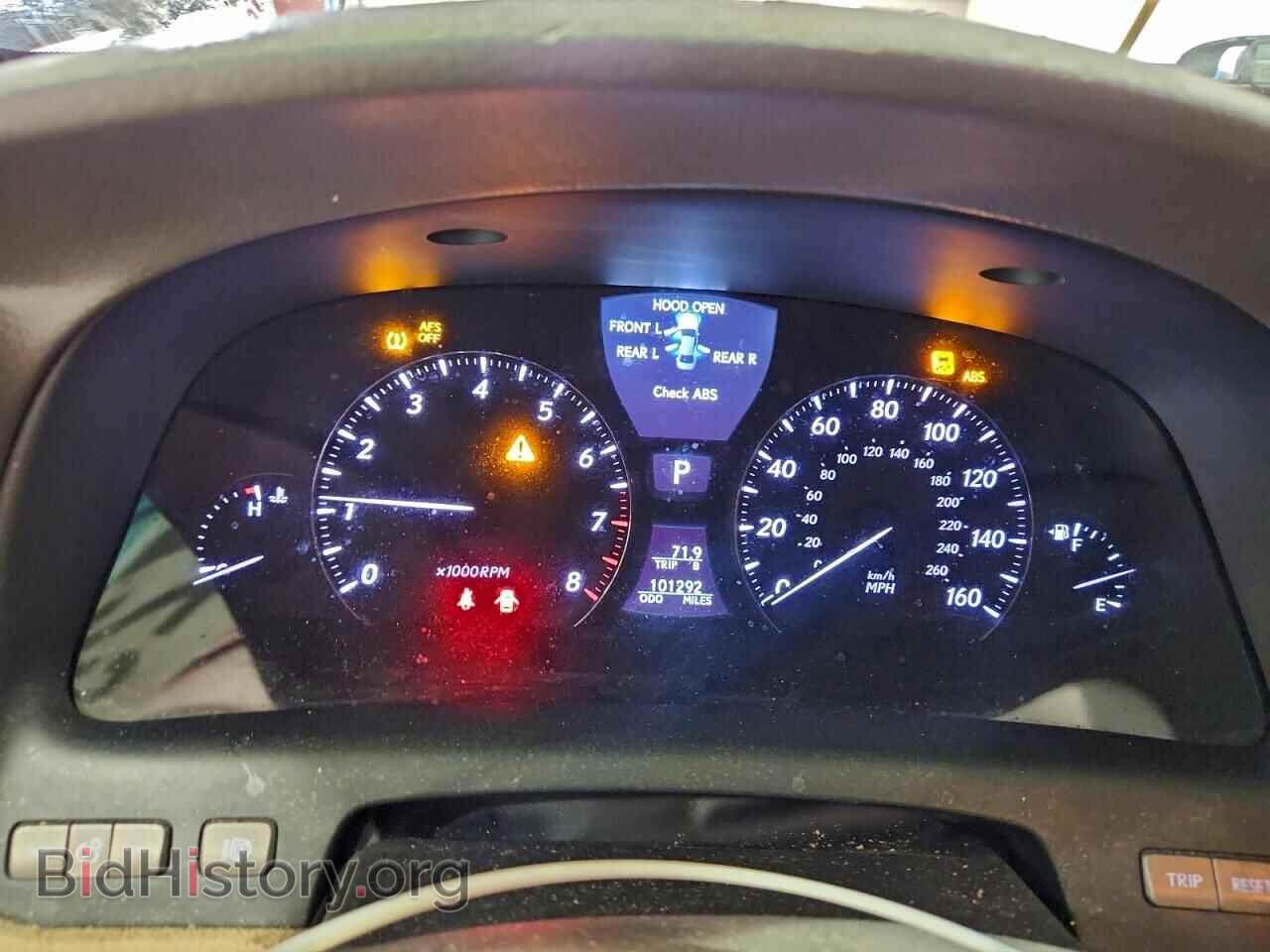 2007 LEXUS LS460 - VIN: JTHBL46F675040887 - Фото 9