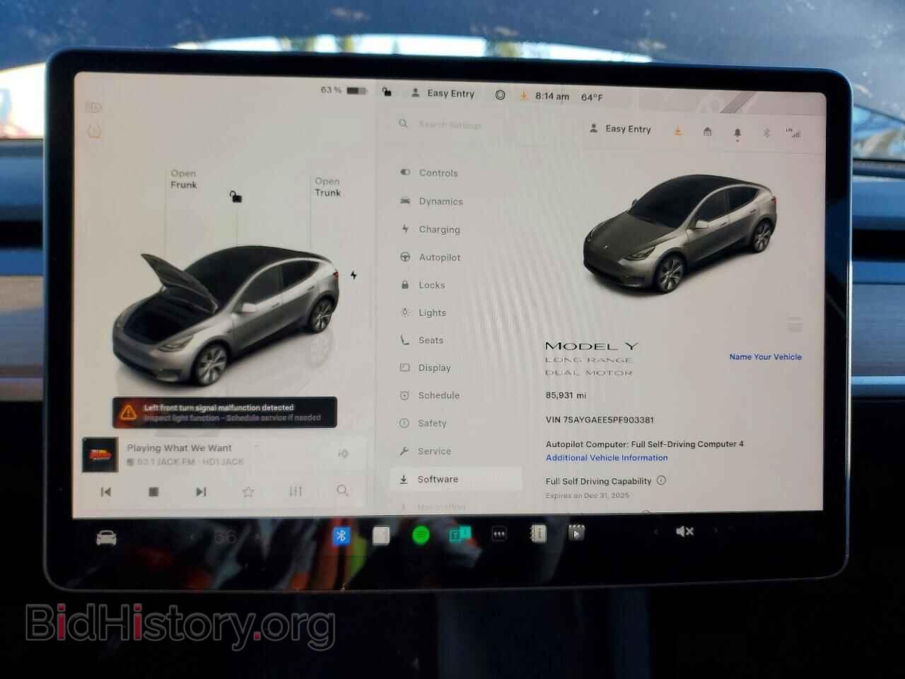 2023 TESLA MODEL Y - VIN: 7SAYGAEE5PF903381 - Фото 9