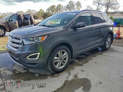 2018 Ford EDGE SEL, gray — VIN 2FMPK3J93JBC18209, Copart