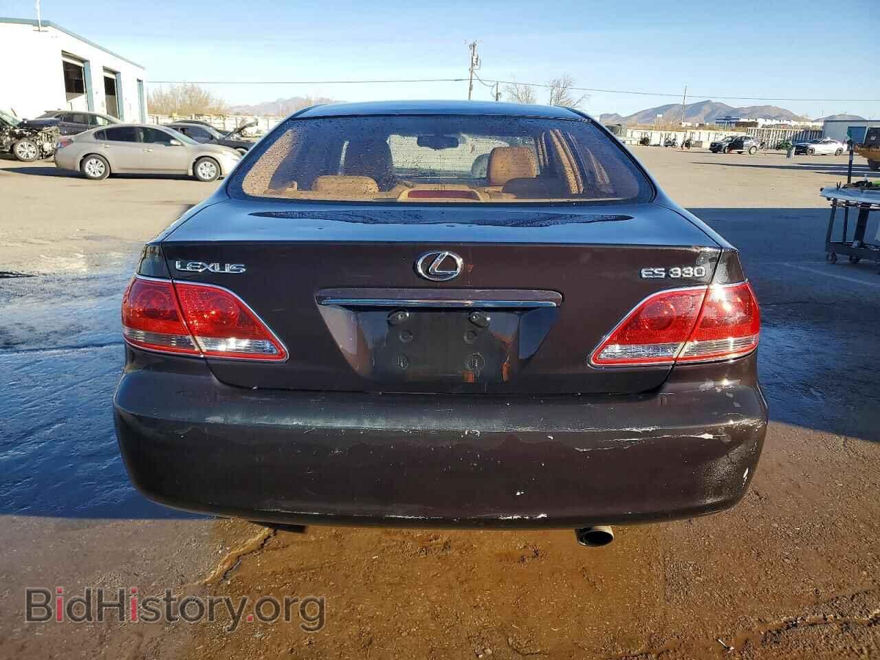 2005 LEXUS ES330 - VIN: JTHBA30G555088878 - Фото 6