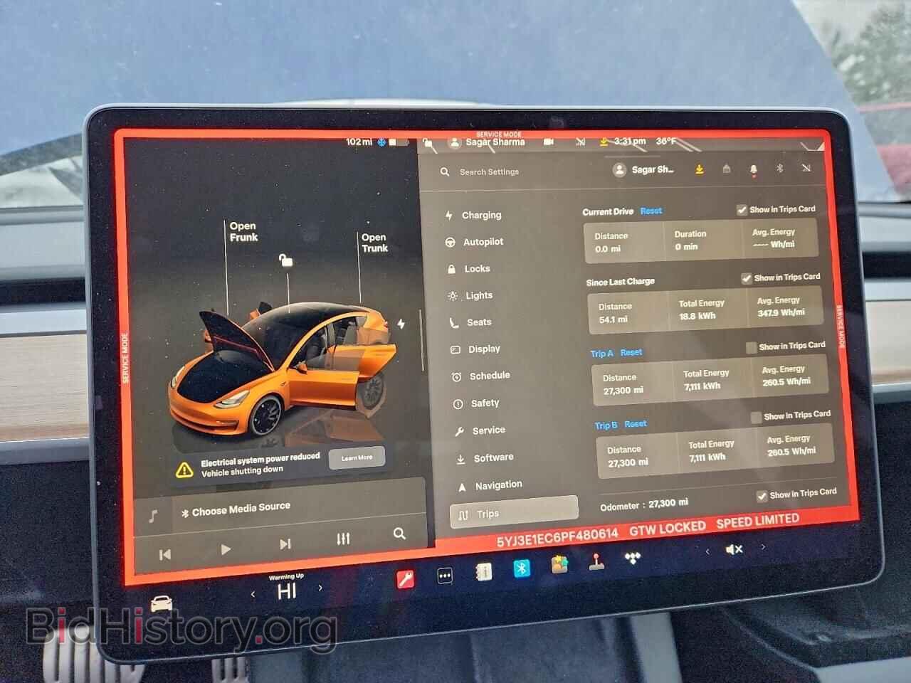 2023 TESLA MODEL 3 - VIN: 5YJ3E1EC6PF480614 - Photo 9