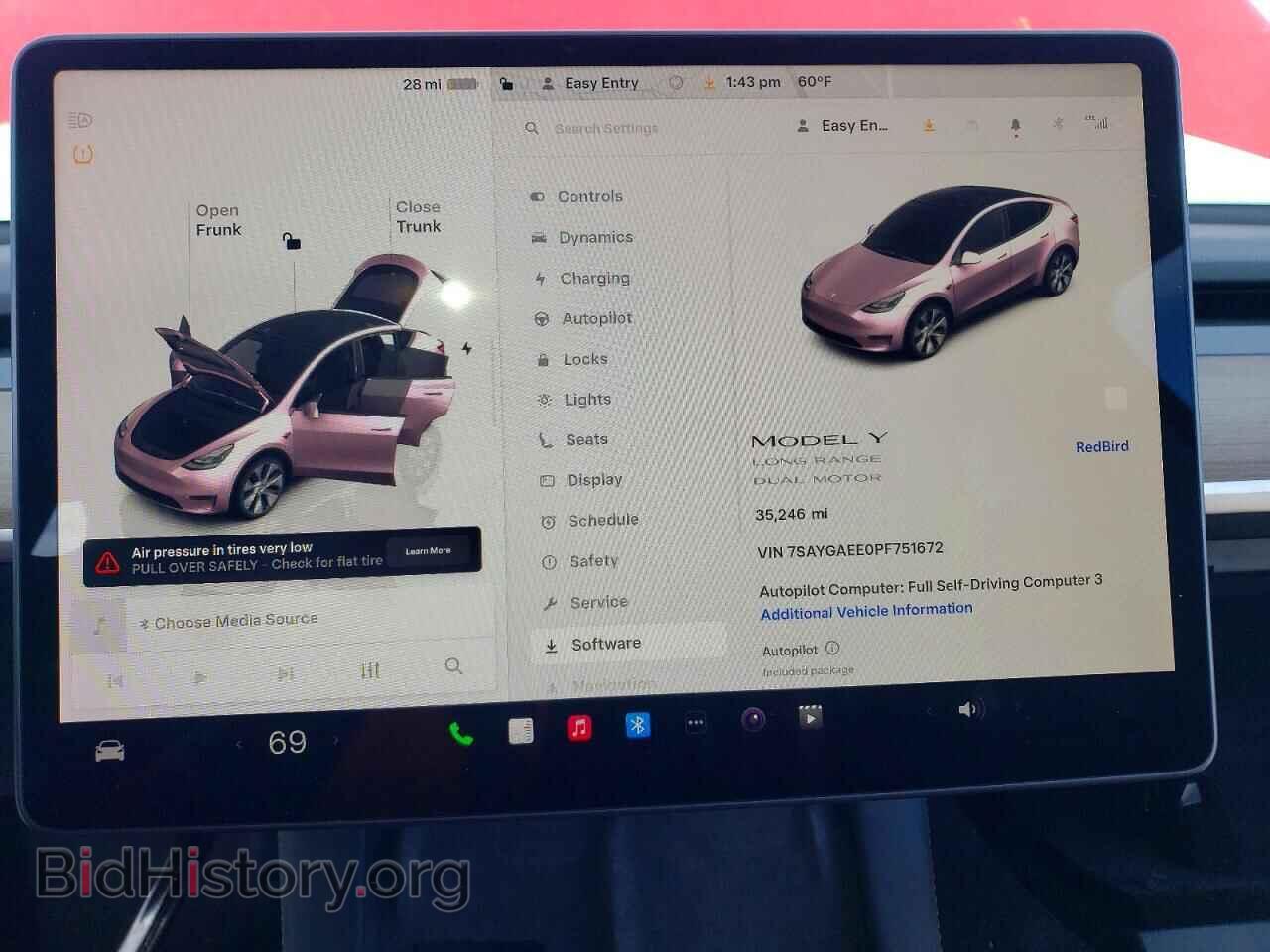 2023 TESLA MODEL Y - VIN: 7SAYGAEE0PF751672 - Photo 9