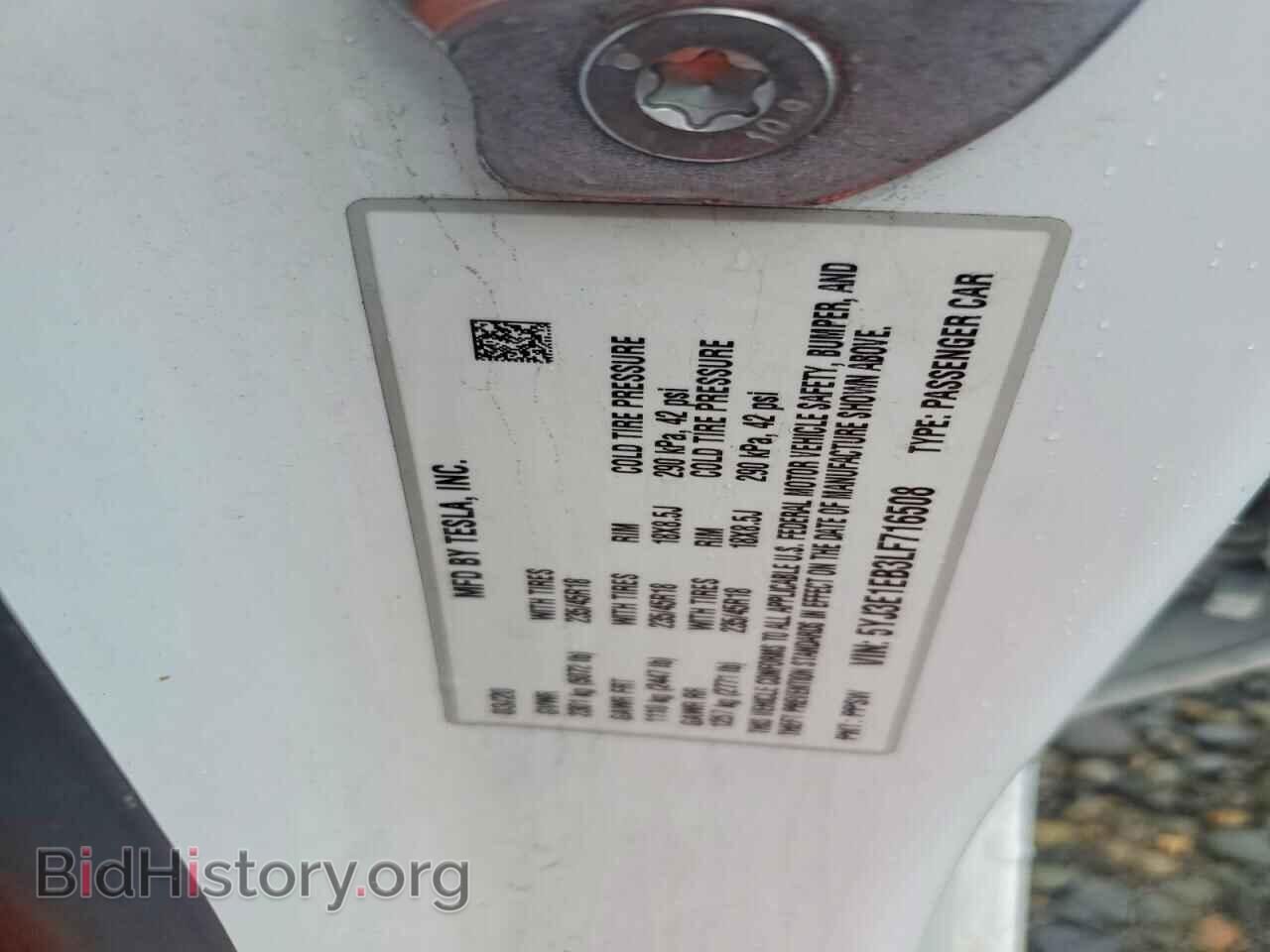 2020 TESLA MODEL 3 - VIN: 5YJ3E1EB3LF716508 - Photo 12