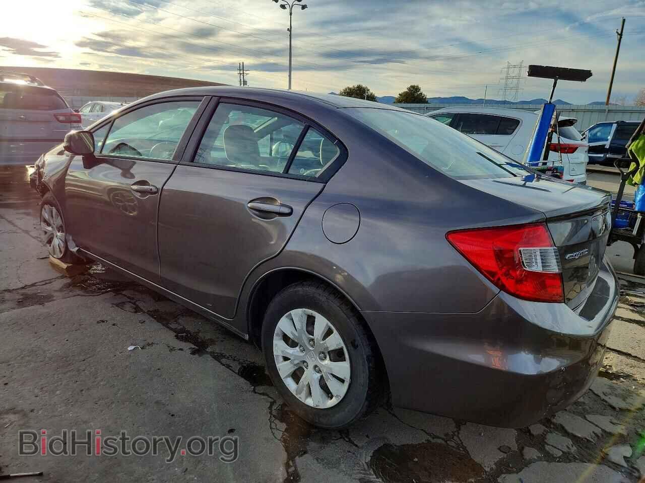 2012 HONDA CIVIC - VIN: 2HGFB2F50CH603504 - Фото 2