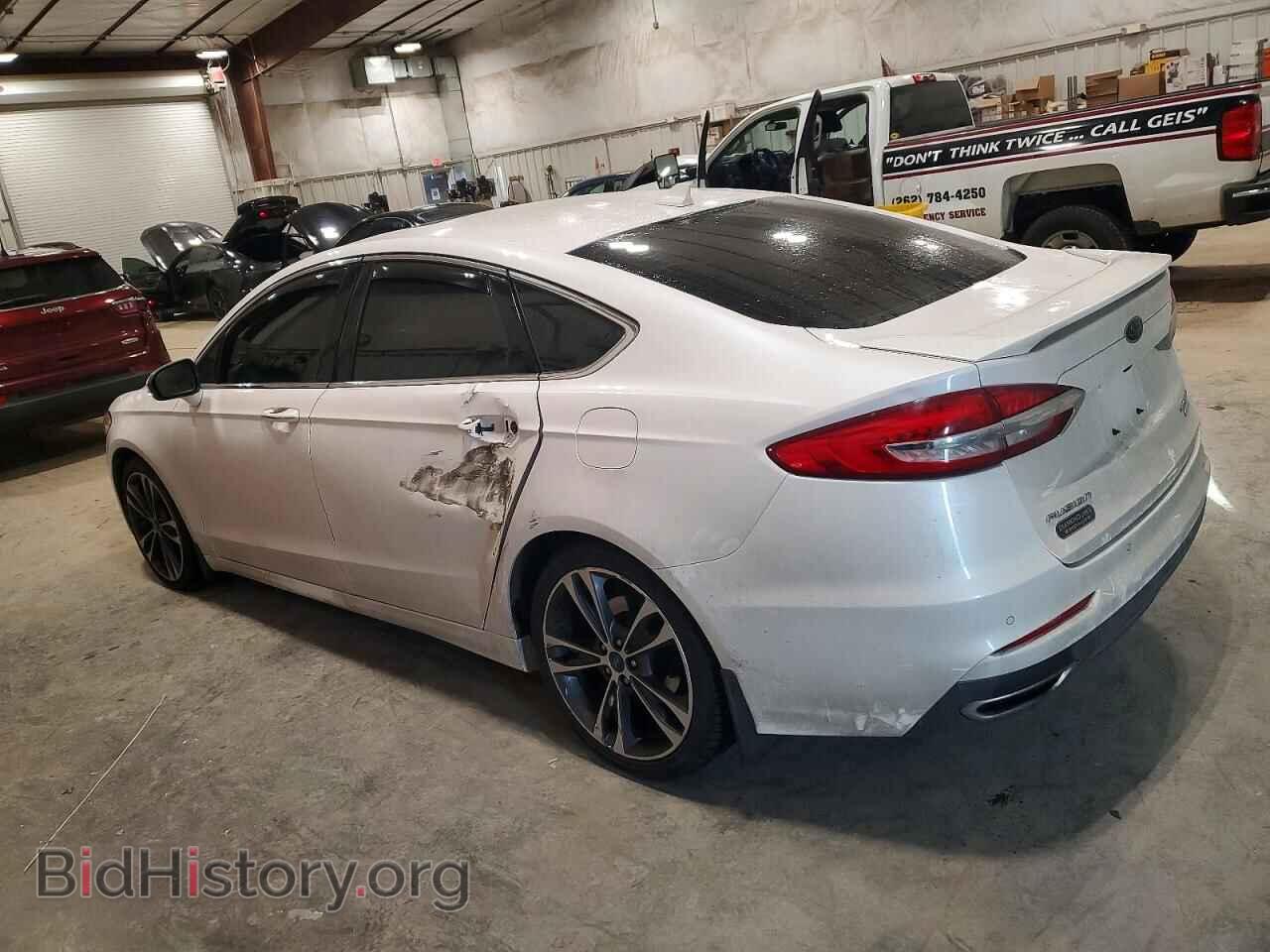 2019 FORD FUSION - VIN: 3FA6P0K91KR164609 - Фото 2