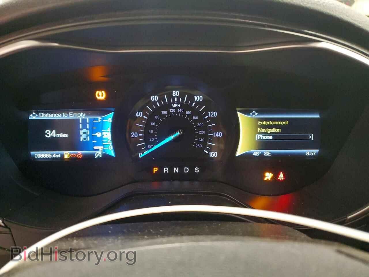 2019 FORD FUSION - VIN: 3FA6P0K91KR164609 - Фото 9