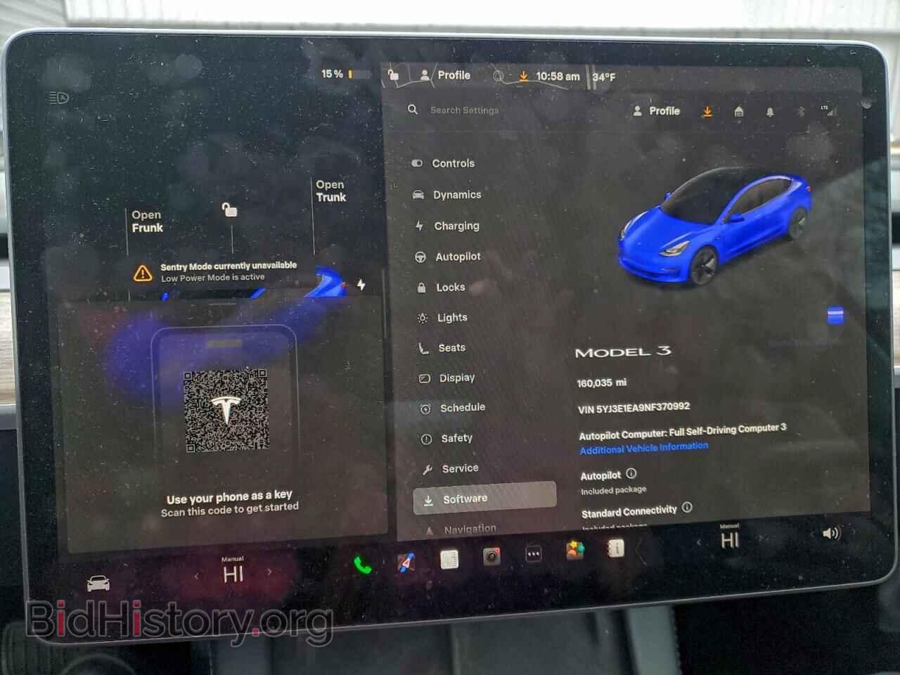 2022 TESLA MODEL 3 - VIN: 5YJ3E1EA9NF370992 - Фото 9