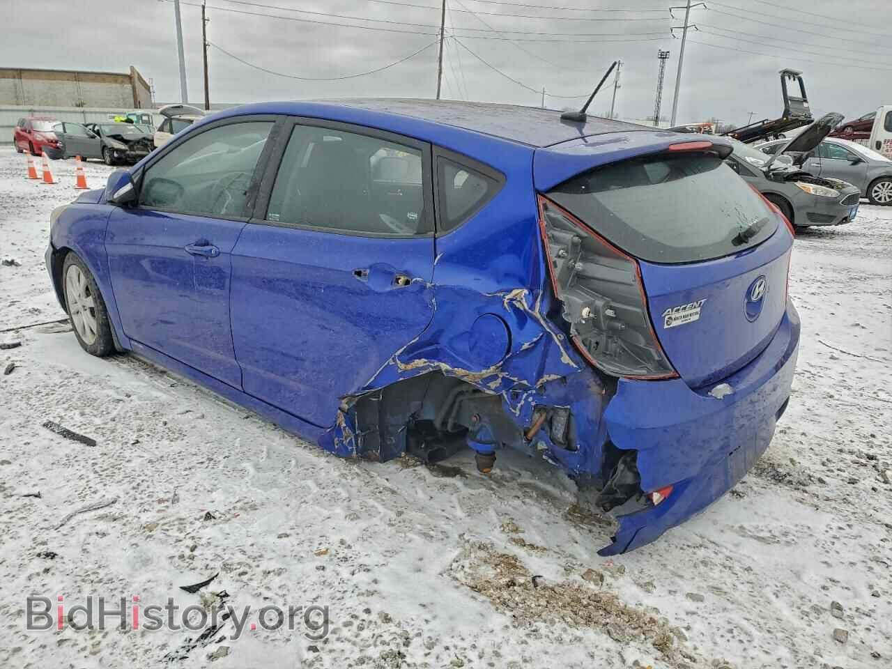 2013 HYUNDAI ACCENT - VIN: KMHCU5AE4DU066554 - Фото 2