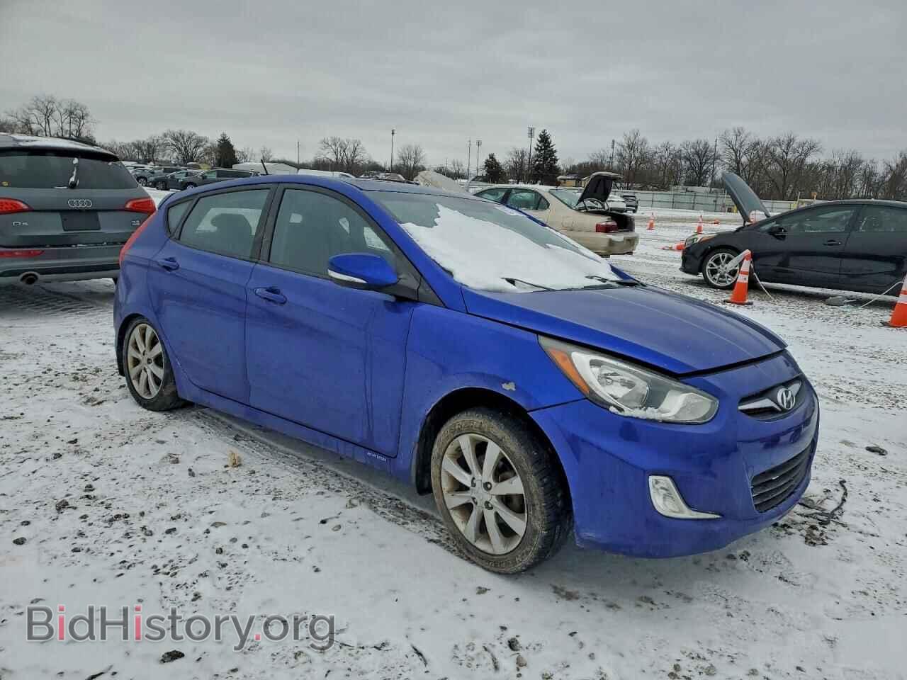 2013 HYUNDAI ACCENT - VIN: KMHCU5AE4DU066554 - Фото 4