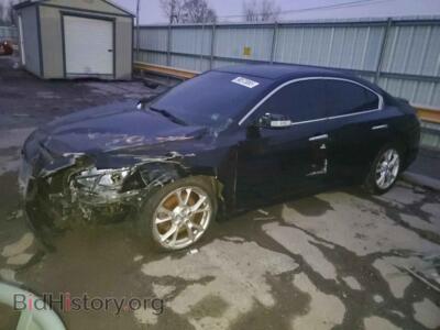 2012 Nissan MAXIMA, черный — VIN 1N4AA5AP5CC809299, Copart