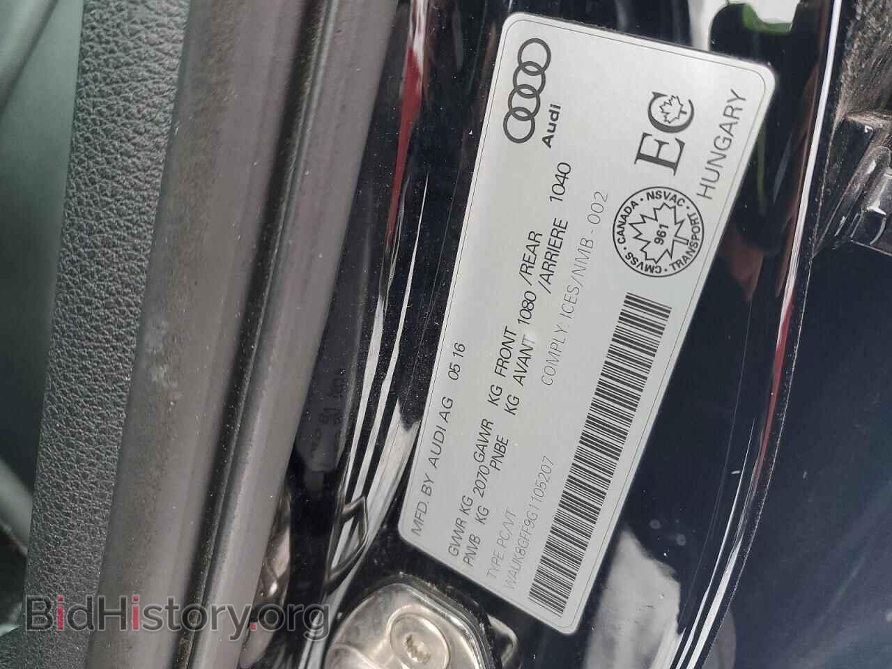 2016 AUDI A3 - VIN: WAUK8GFF9G1105207 - Photo 13