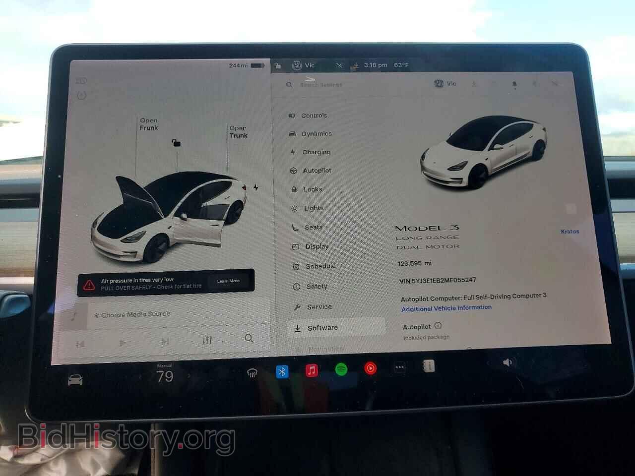 2021 TESLA MODEL 3 - VIN: 5YJ3E1EB2MF055247 - Photo 9