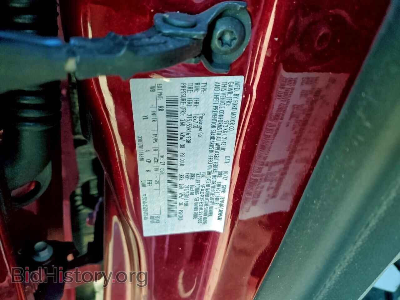 2017 FORD FOCUS - VIN: 1FADP3FE2HL221665 - Фото 12