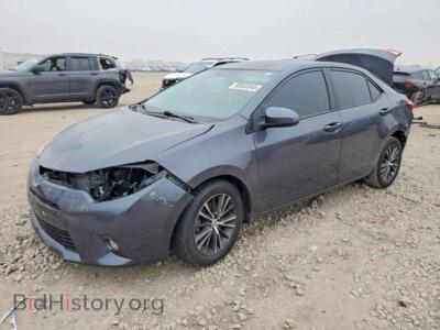 2016 Toyota COROLLA L, синий — VIN 5YFBURHE0GP367563, Copart