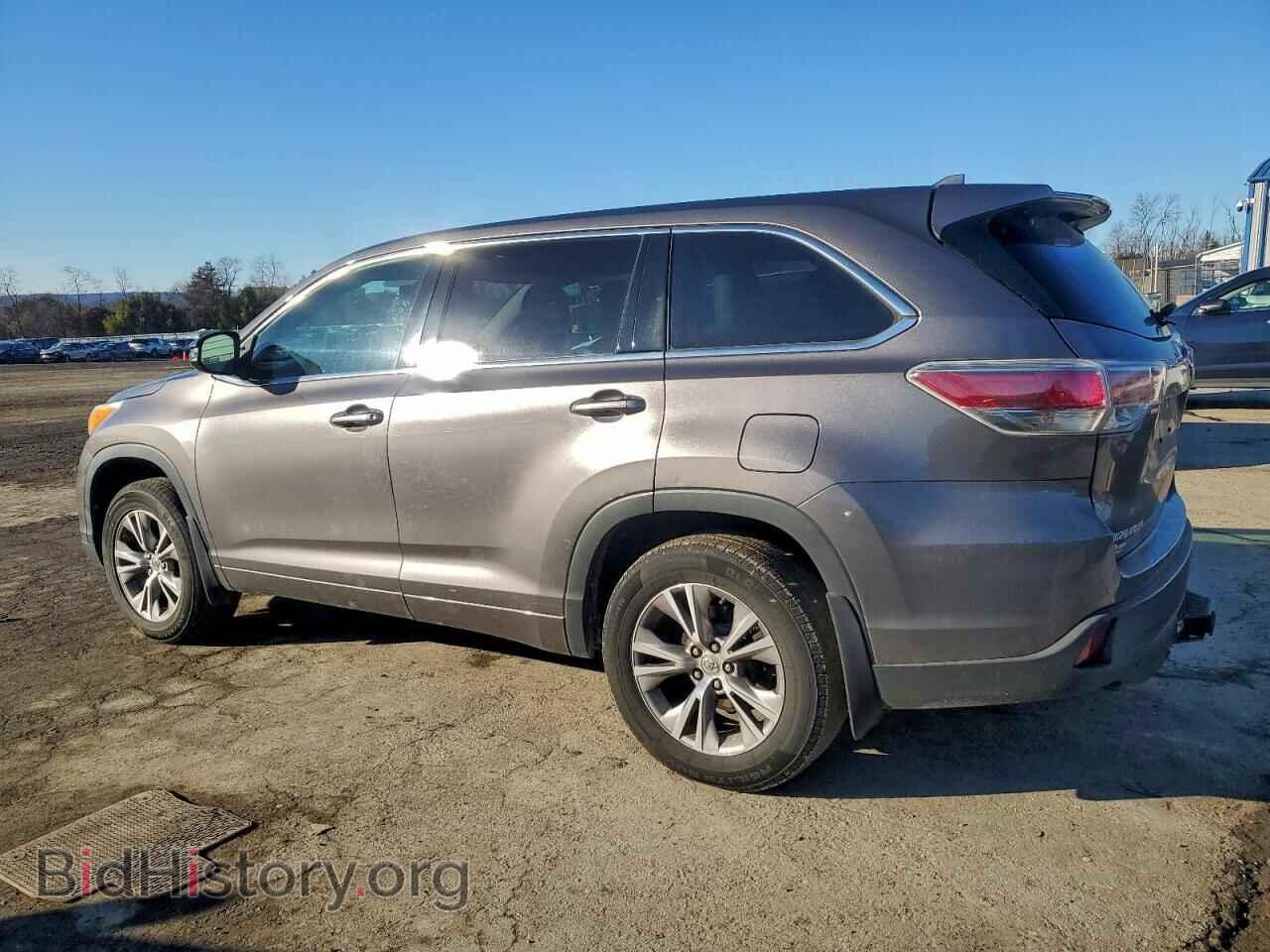 2014 TOYOTA HIGHLANDER - VIN: 5TDBKRFH7ES021663 - Фото 2
