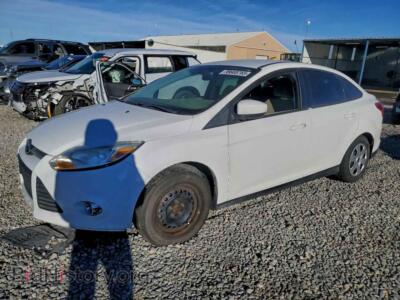 2012 Ford FOCUS SE, white — VIN 1FAHP3F28CL404326, Copart