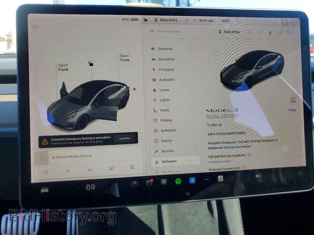 2021 TESLA MODEL 3 - VIN: 5YJ3E1EC6MF925980 - Photo 9