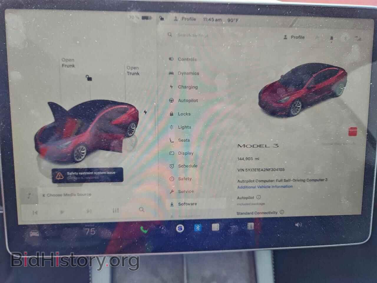 2022 TESLA MODEL 3 - VIN: 5YJ3E1EA2NF304185 - Фото 9