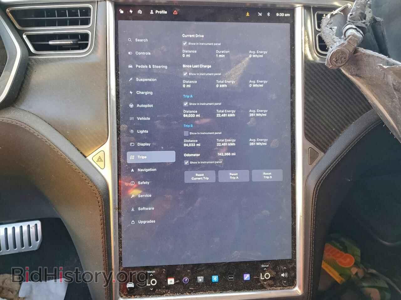 2014 TESLA MODEL S - VIN: 5YJSA1H17EFP55681 - Photo 9