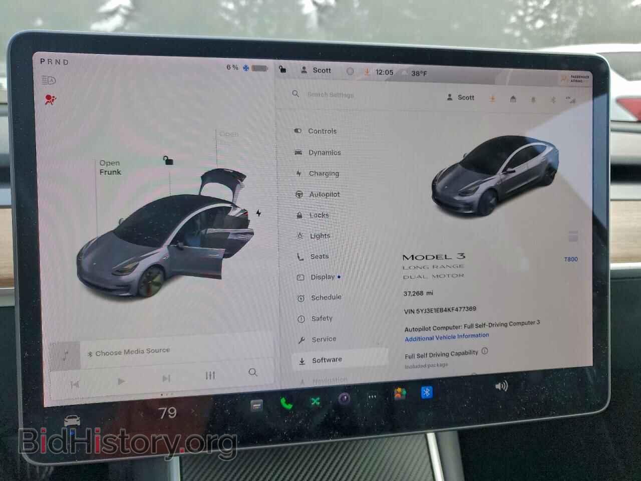 2019 TESLA MODEL 3 - VIN: 5YJ3E1EB4KF477369 - Photo 9
