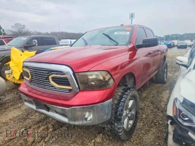 2015 RAM 1500 SLT, бордовый — VIN 3C6RR7LT1FG549794, Copart