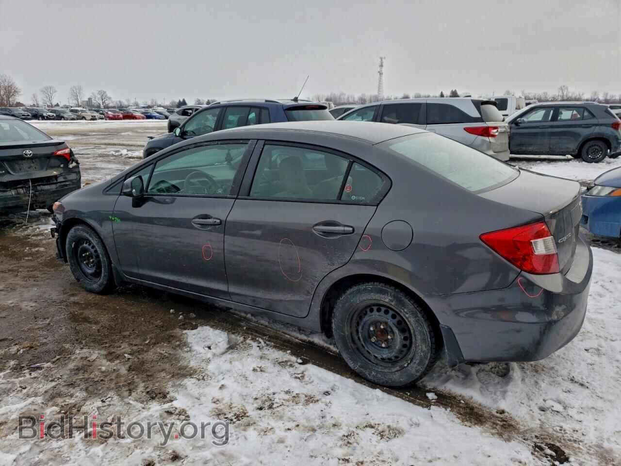 2012 HONDA CIVIC - VIN: 2HGFB2F41CH053883 - Фото 2