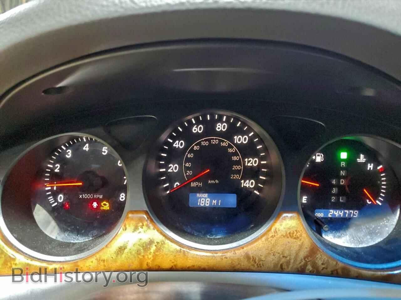 2005 LEXUS ES330 - VIN: JTHBA30G455119070 - Фото 9