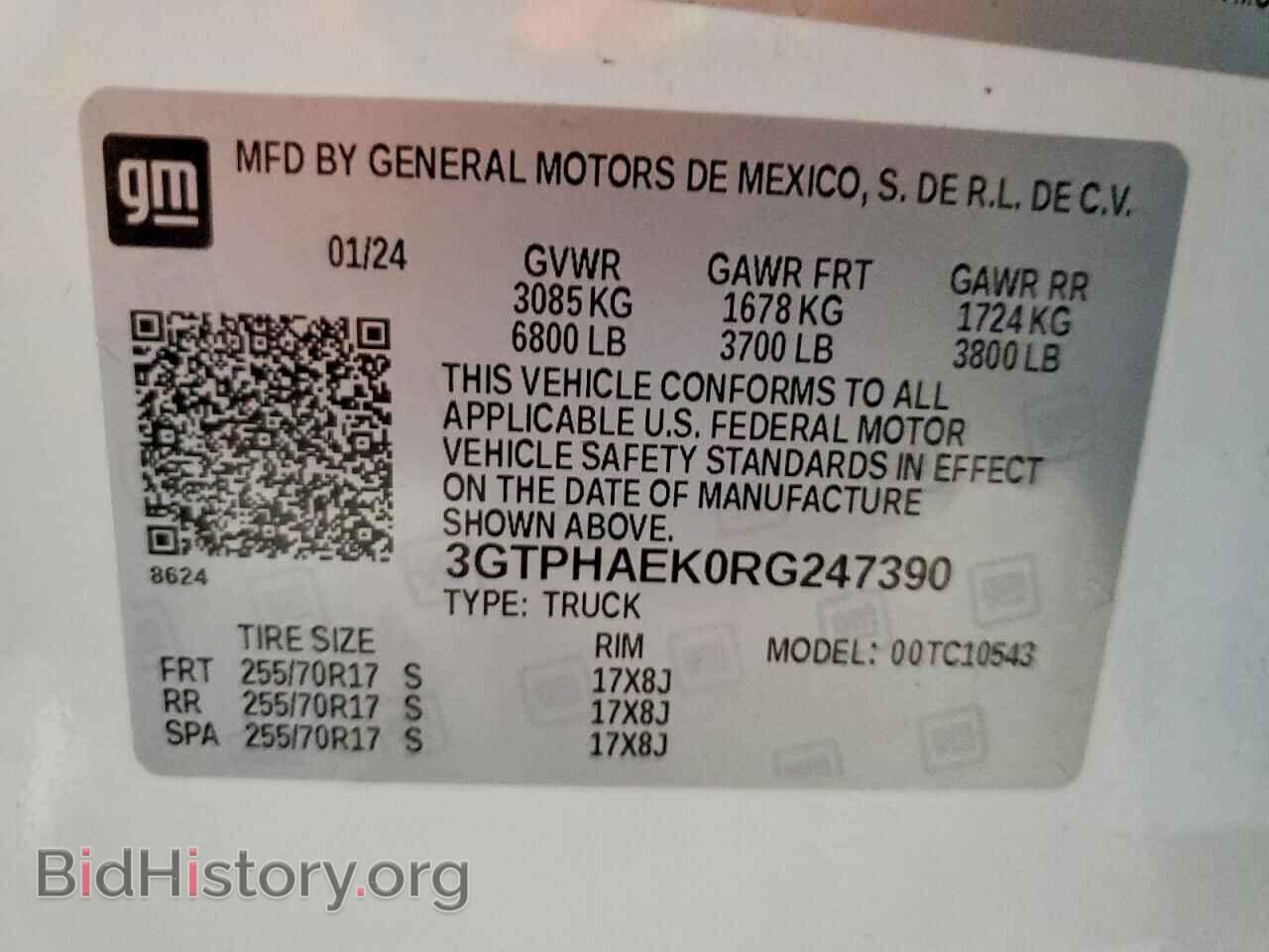 2024 GMC SIERRA - VIN: 3GTPHAEK0RG247390 - Фото 12