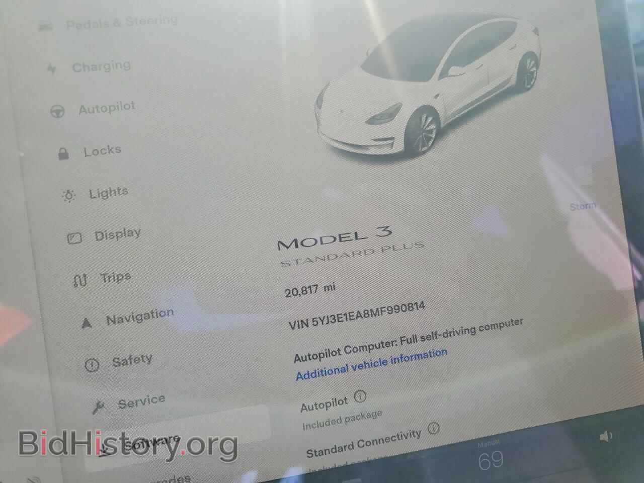 2021 TESLA MODEL 3 - VIN: 5YJ3E1EA8MF990814 - Фото 9