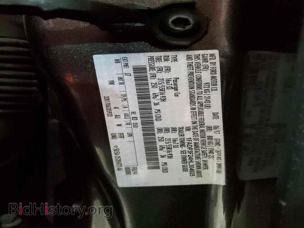 2017 FORD FOCUS - VIN: 1FADP3F24HL304925 - Фото 13