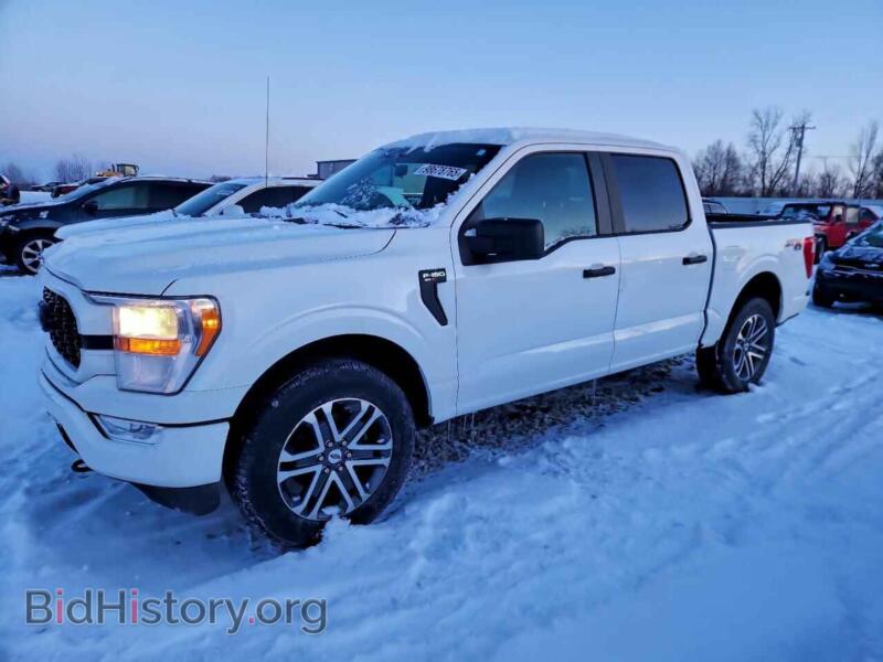 2021 Ford F-150 Supercrew (VIN 1FTEW1EP7MFA49067) — photo 1 of 12, Copart, damage: side