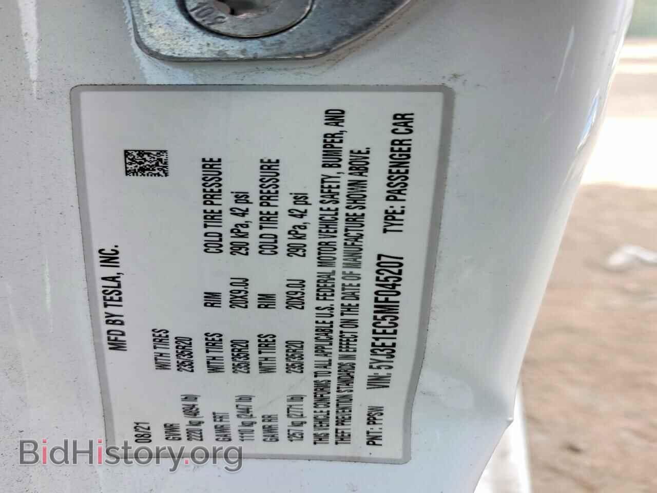 2021 TESLA MODEL 3 - VIN: 5YJ3E1EC5MF045207 - Photo 12