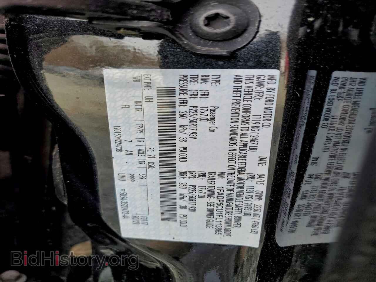 2015 FORD CMAX - VIN: 1FADP5CU1FL113865 - Фото 12