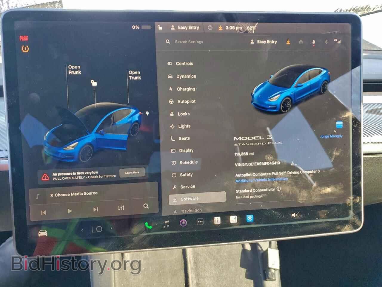 2021 TESLA MODEL 3 - VIN: 5YJ3E1EA9MF046410 - Фото 9